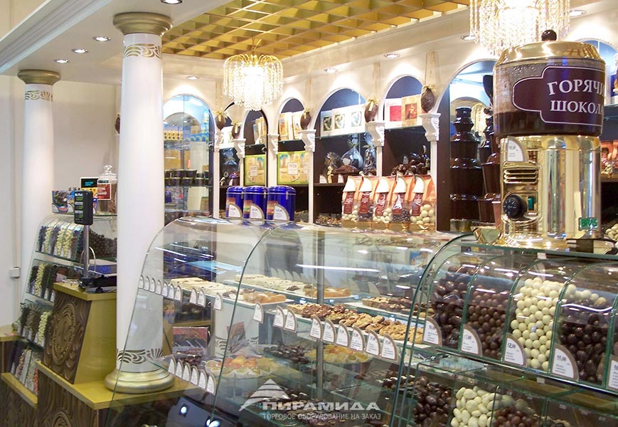 Горячий шоколад. Торговое оборудование для кондитерского на заказ в Новосибирске