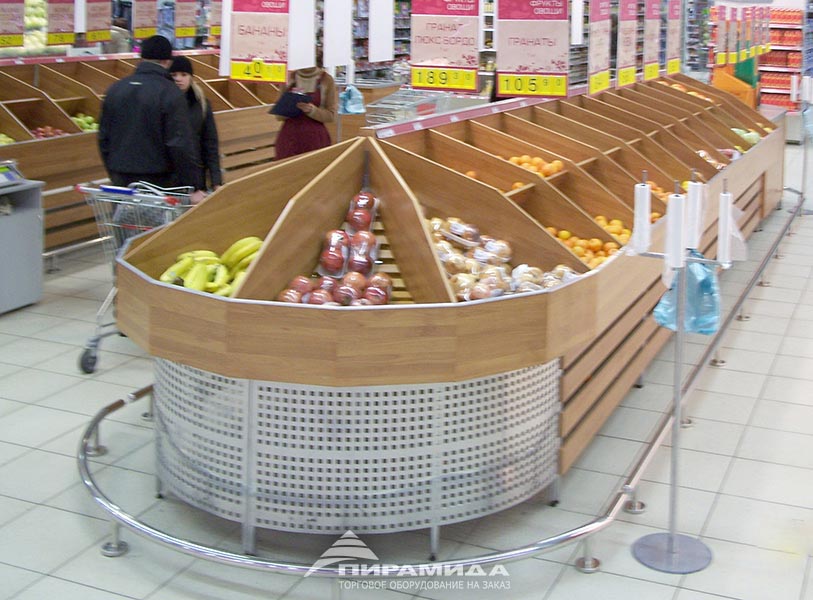 Для фруктов и овощей. Торговое оборудование для овощей на заказ в Новосибирске